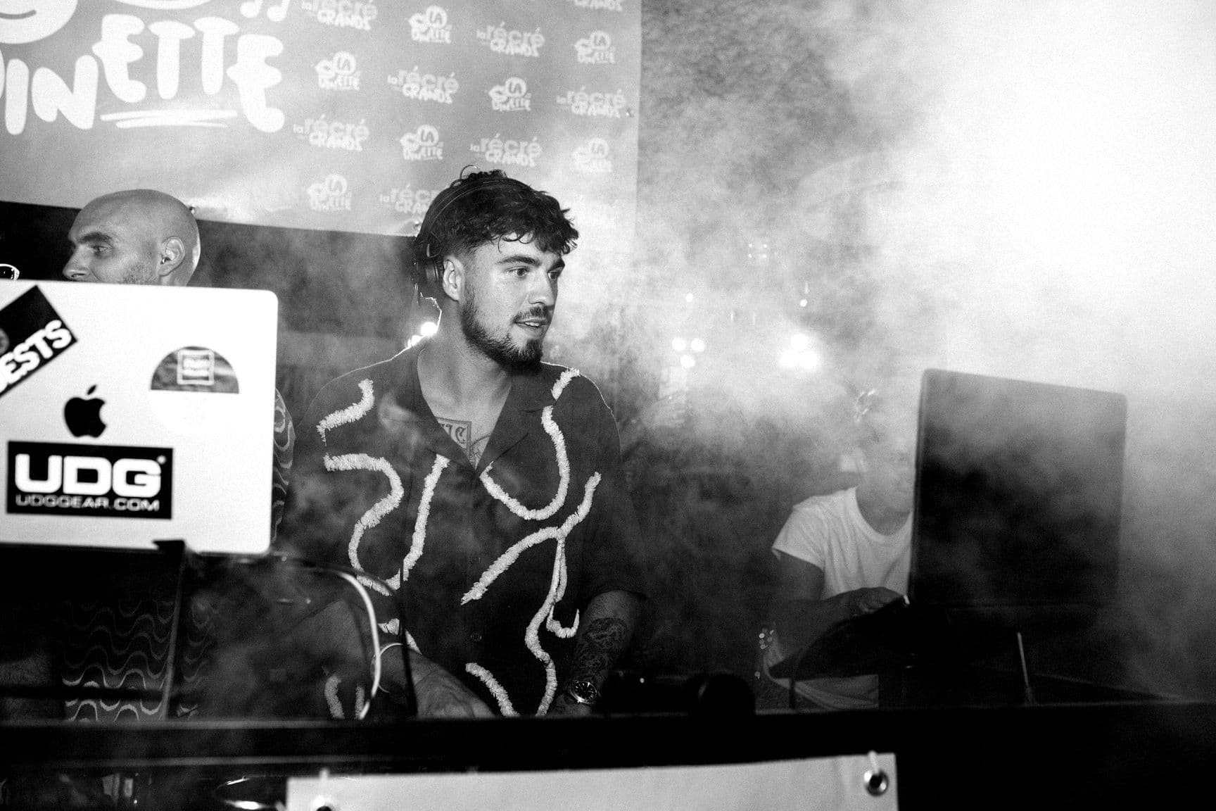 SMAILO performing in a haze of stage smoke